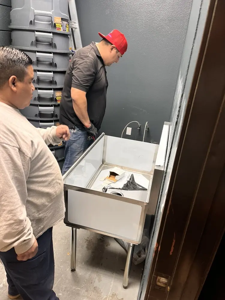 Commercial plumbing and sink installation in Patricks Corners