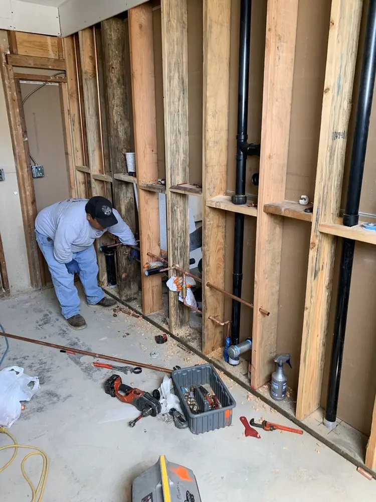 Commercial rough-in plumbing for Gas Line Repair in Patricks Corners